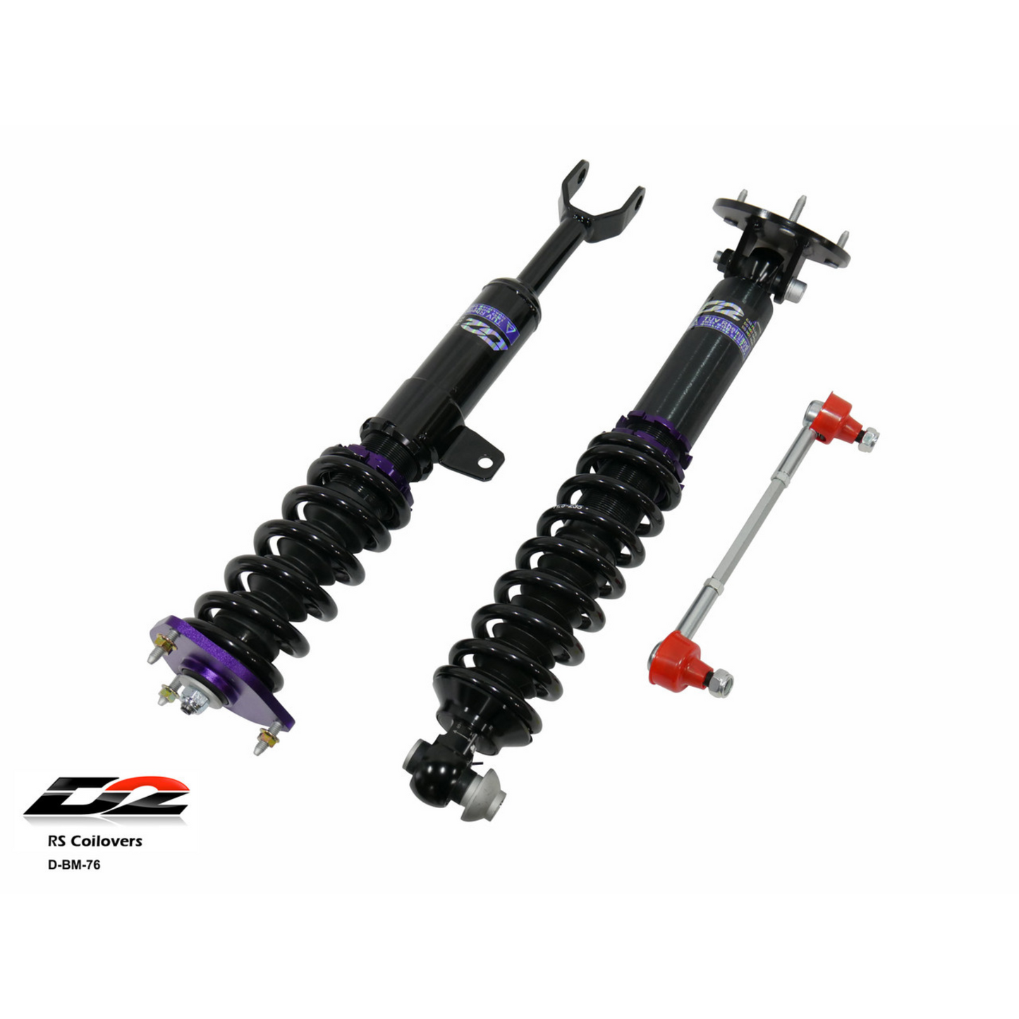 D2 Racing RS Coilovers for 2017+ BMW 5-SERIES G30 (RWD) - (D-BM-76)
