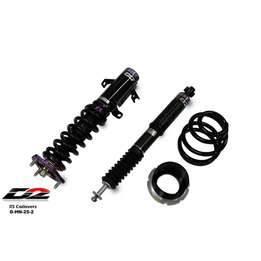 D2 Racing RS Coilovers for 2014-2015 Honda Civic Si (ONLY) / 16-22 Acura ILX (D-HN-25-2)