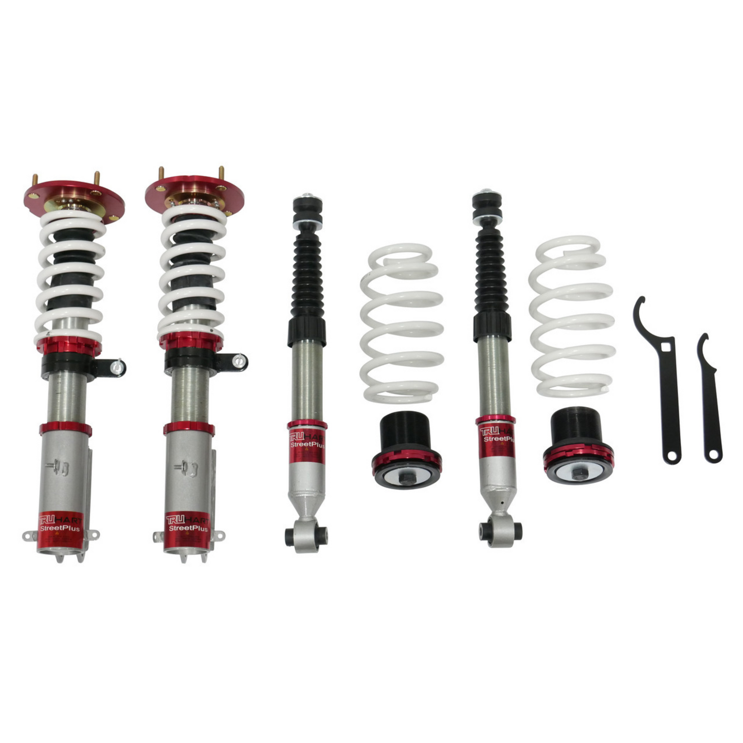 TruHart StreetPlus Coilovers w/ Front Camber Plates for 2005-2014 Ford Mustang (TH-F802)