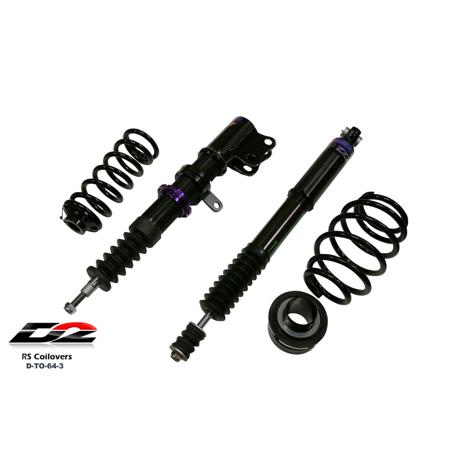 D2 Racing RS Coilovers for 2012-2014 Toyota Yaris Sedan XP150 (D-TO-64-3)