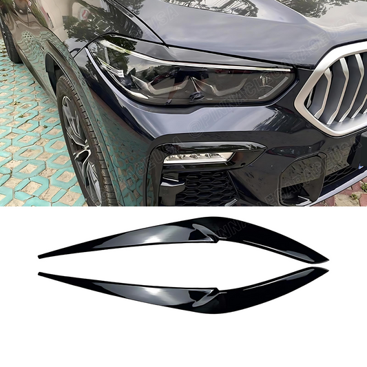 2014-2018 BMW X5 Series F15 Front Headlight Eyebrow Trim
