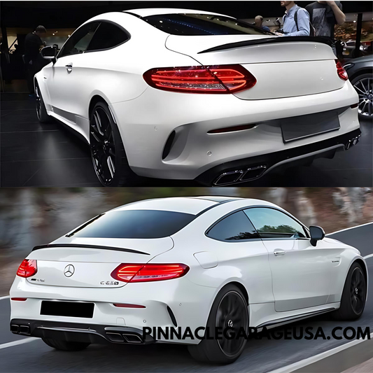2014-2019 Mercedes Benz C-Class/ C63 Coupe W205 Rear AMG Style Trunk Lip Spoiler