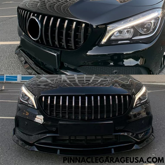 2013-2019 Mercedes Benz CLA200/ CLA250/ CLA45 W117 AMG Front Bumper Splitter Lip
