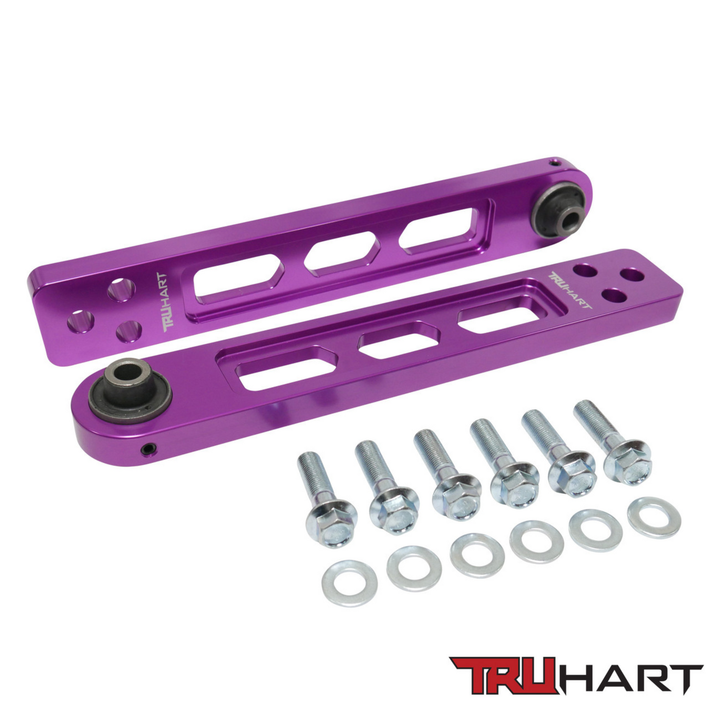 TruHart Rear Purple Lower Control Arms for 2001-2005 Honda Civic/ Si (TH-H103-1-PU)