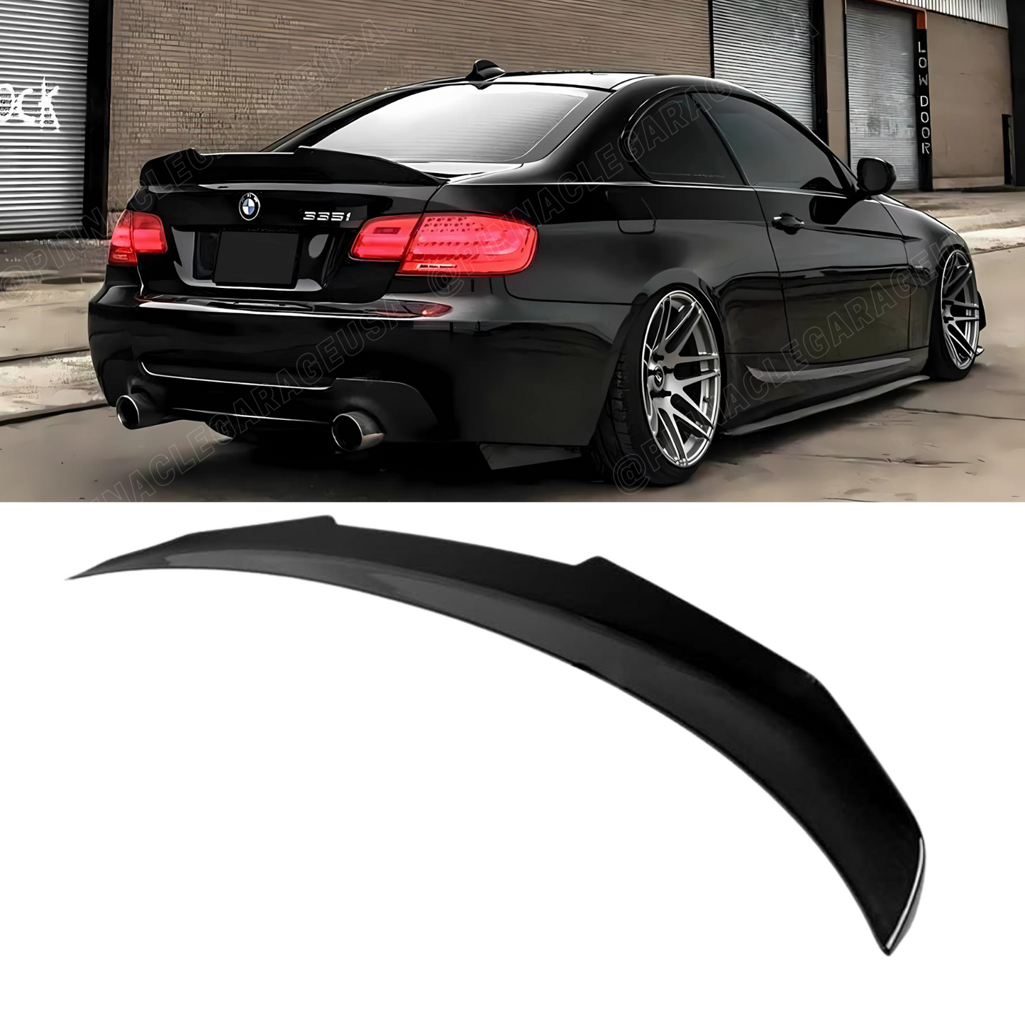 2007-2013 BMW 3 Series/ M3 E92 PSM Style Rear Trunk Spoiler
