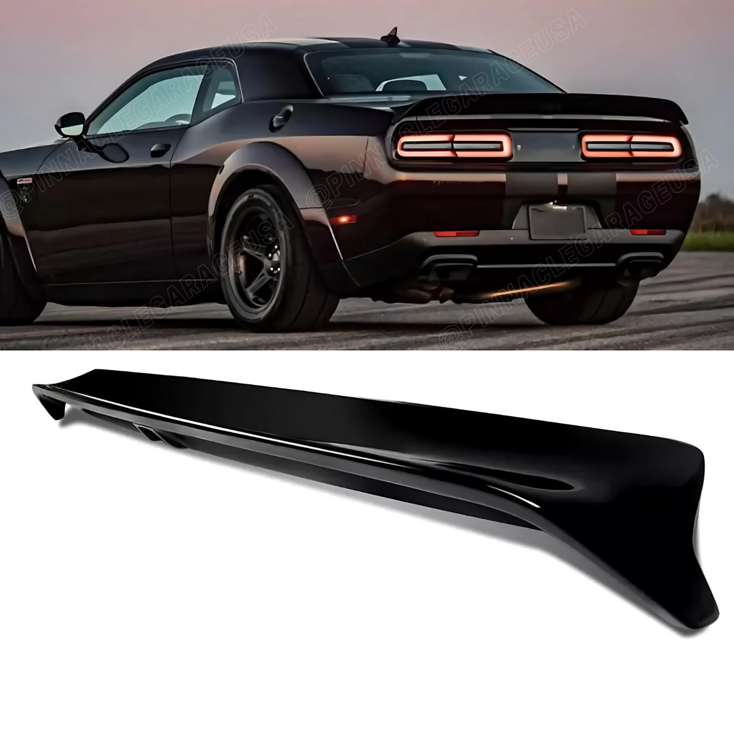 2015-2023 Dodge Challenger SRT Hellcat Style Rear Trunk Lip Spoiler