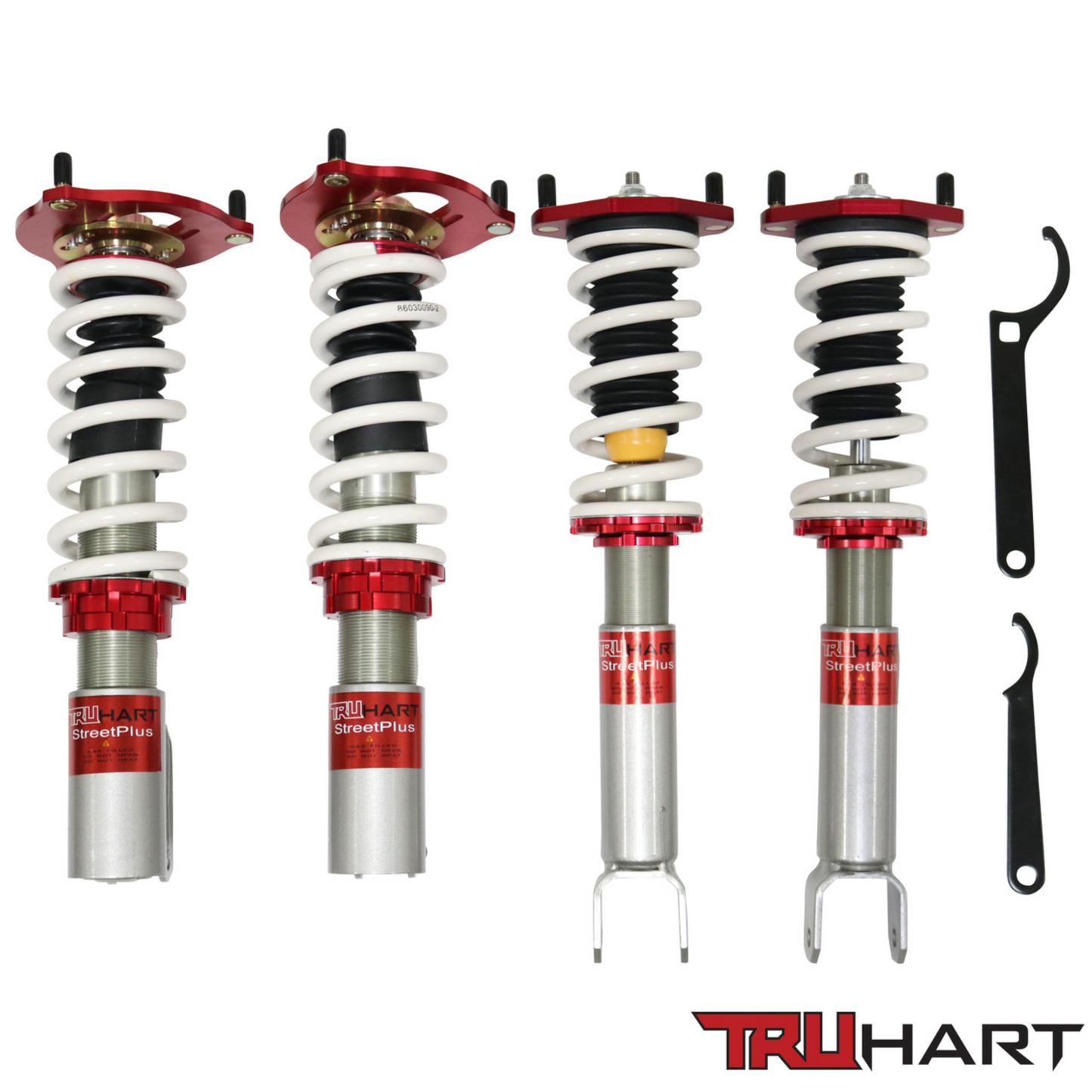 TruHart StreetPlus Coilovers for 2001-2009 Mitsubishi EVO 7/8/9 w/ Front Camber Plates