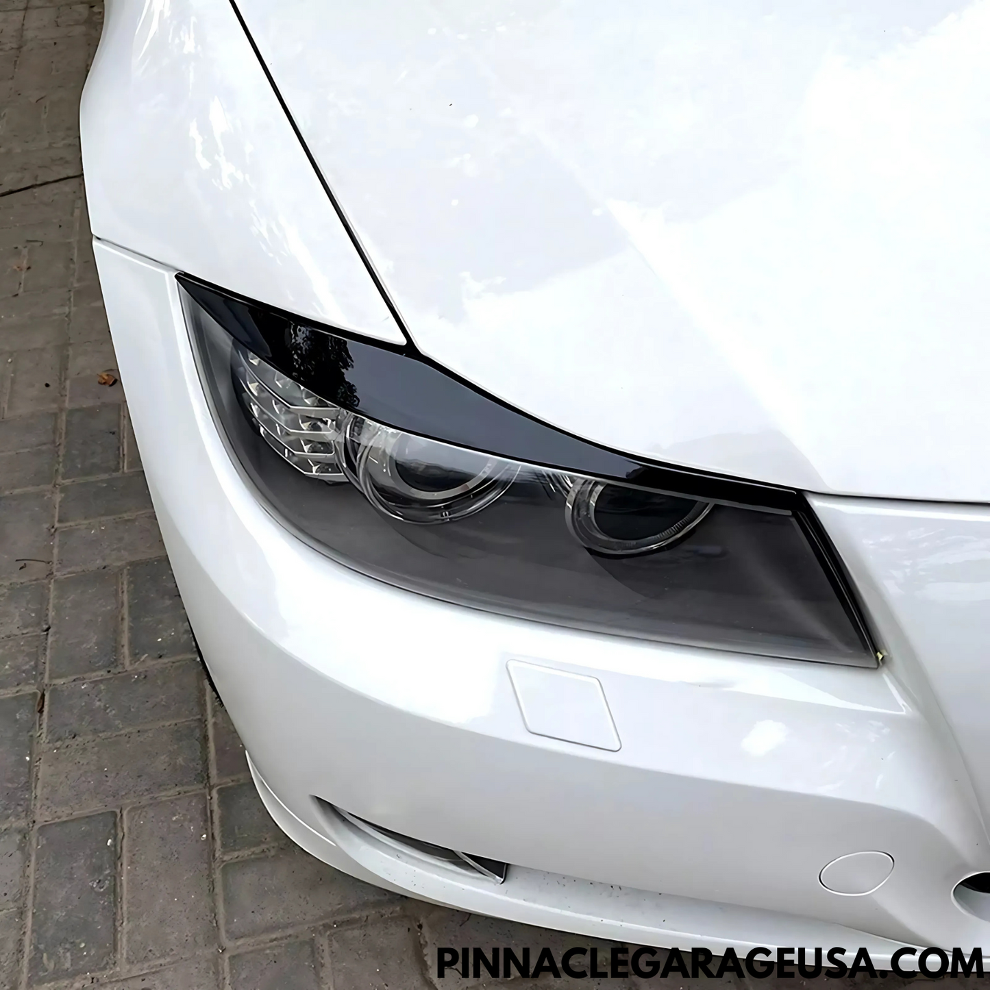 2006-2012 BMW 3 Series Sedan E90 Front Headlight Eyebrow Trim