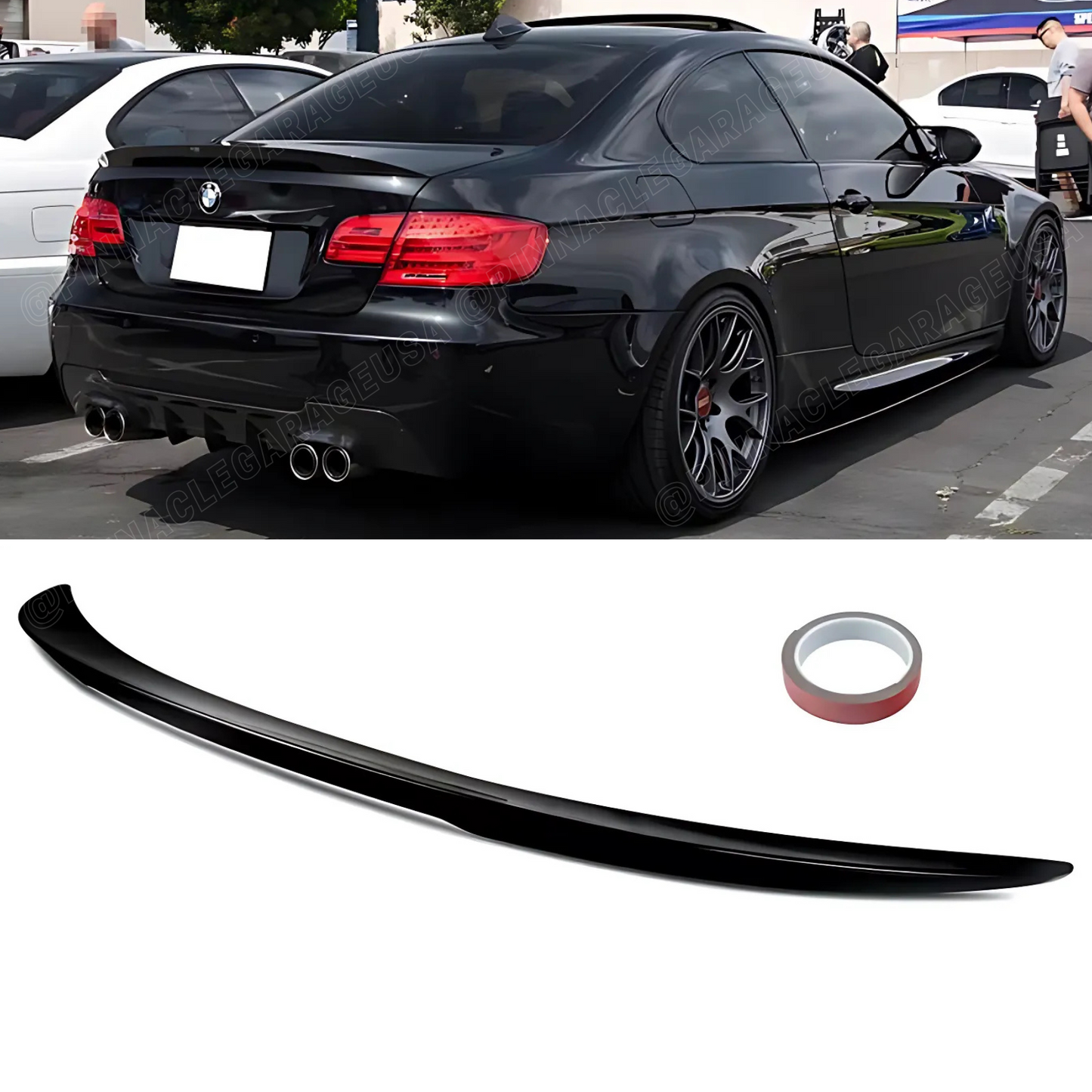 2007-2013 BMW 3 Series/ M3 E92 Performance Style Rear Trunk Lip Spoiler Wing