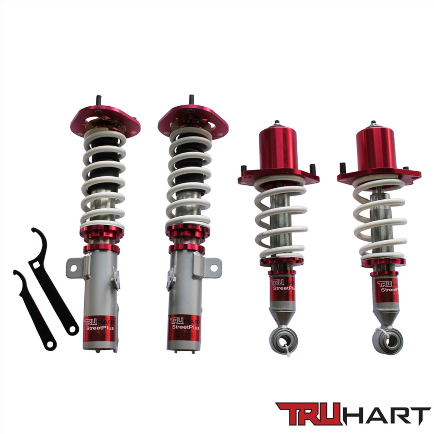 TruHart StreetPlus Coilovers for 2003-2010 Pontiac Vibe FWD w/ Front Camber Plates