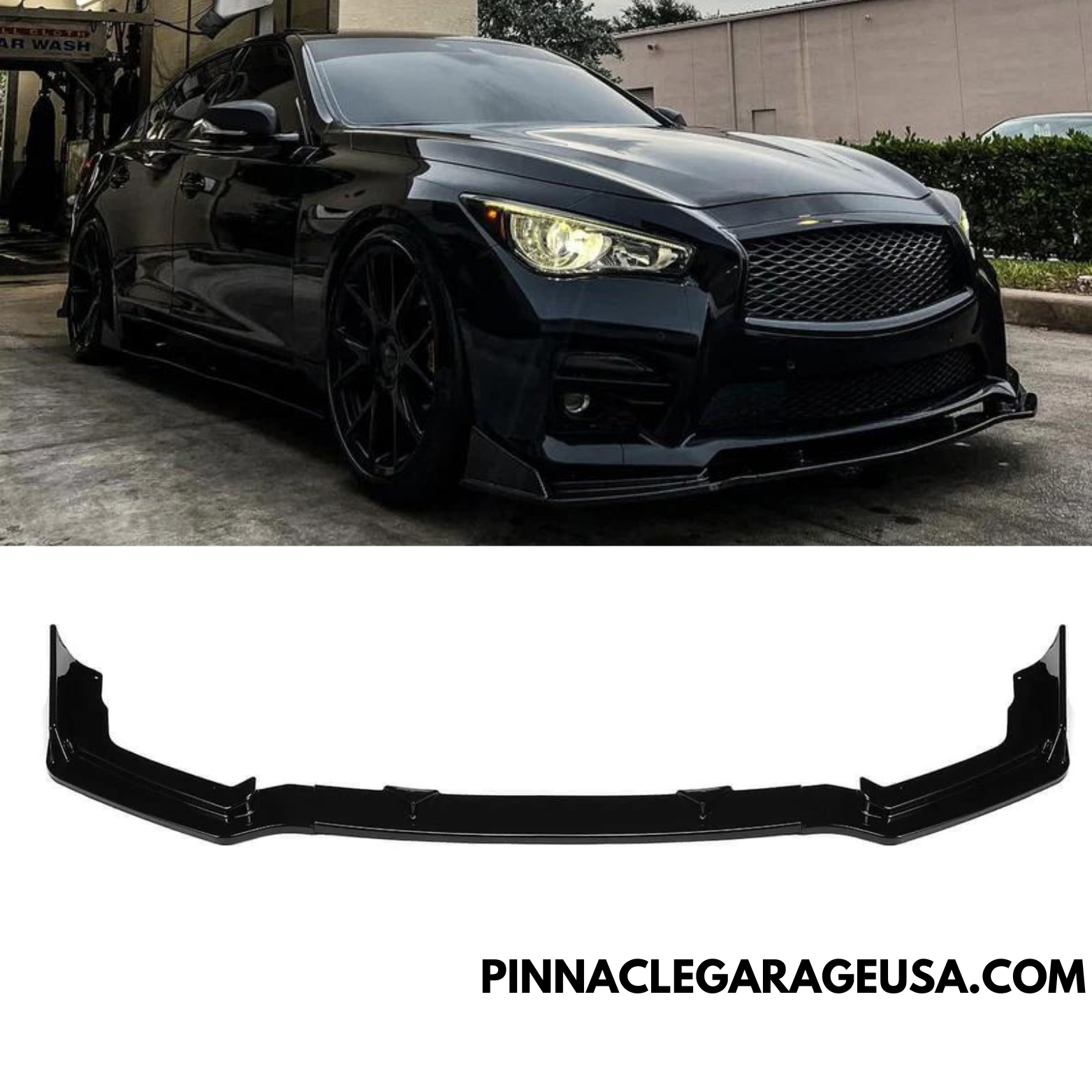 2018-2022 Infiniti Q50 Redsport 400 - Front Splitter - Street Aero