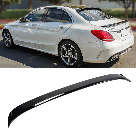 2014-2019 Mercedes Benz C-Class W205 Rear Window Roof Spoiler Wing