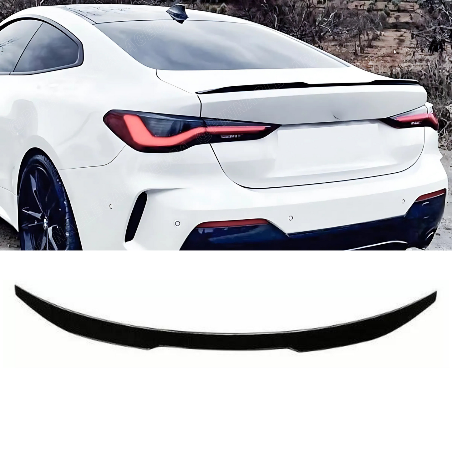 2021-2024 BMW M4 G82/ 4 Series G22 Coupe Rear OE M4 Style Trunk Spoiler Wing