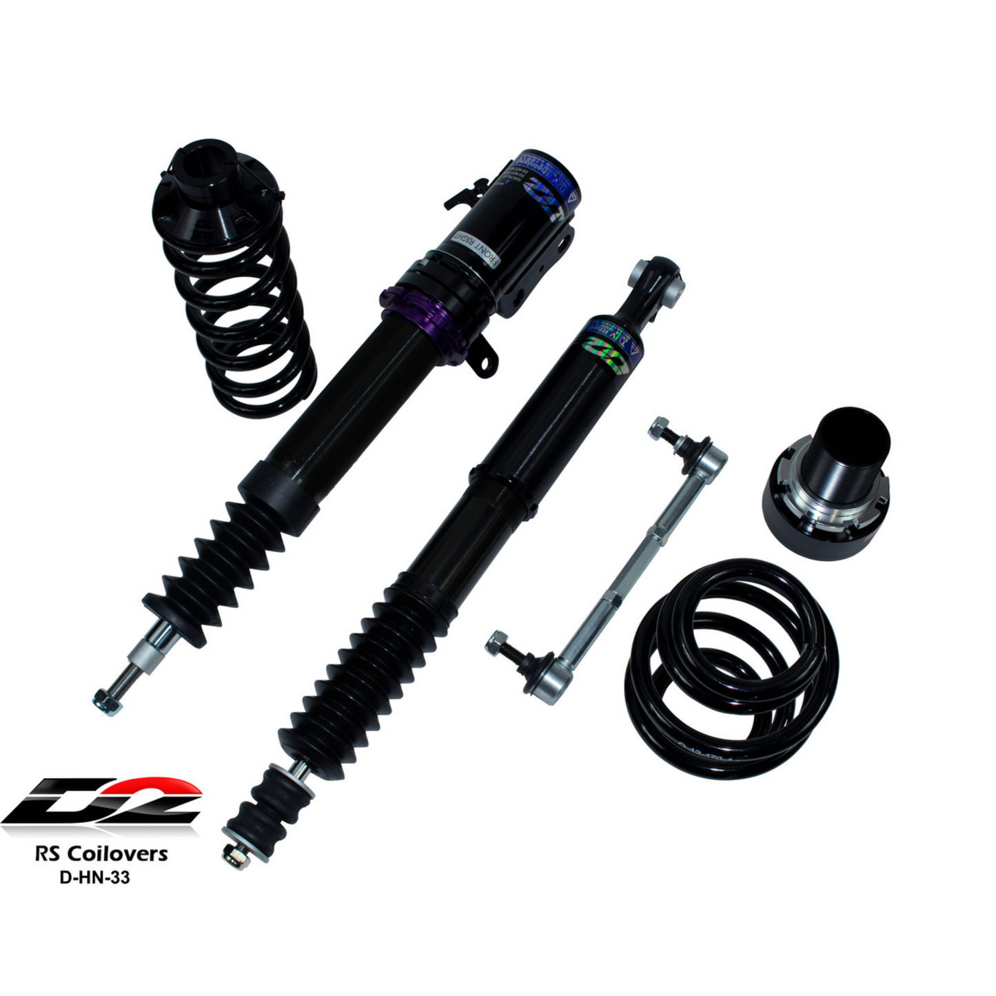 D2 Racing RS Coilovers for 2007-2008 Honda Fit / 09+ FIT / 2010+ CRZ (D-HN-33)