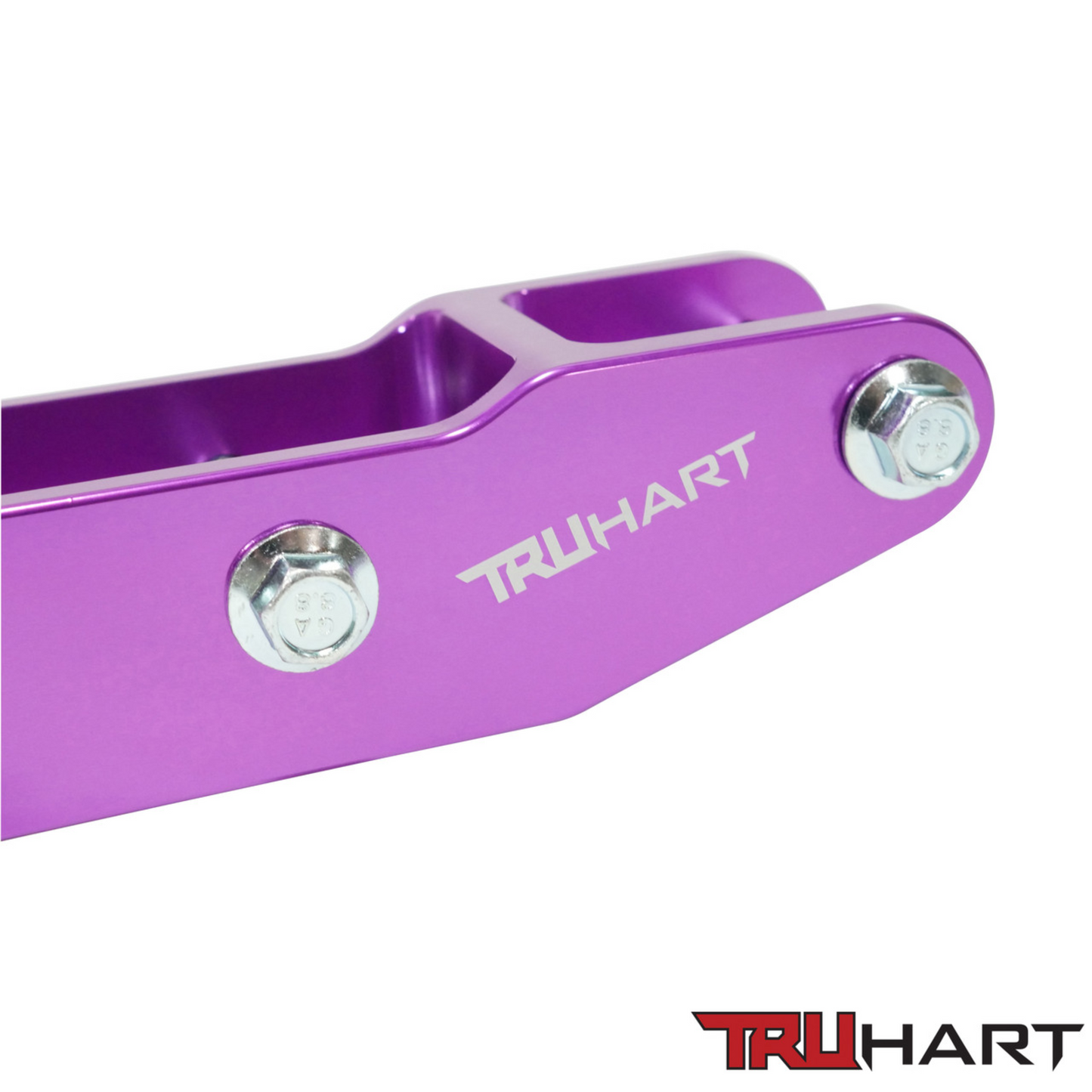 TruHart Rear Lower Control Arms (Adjustable), Anodized Purple for 09-20 Subaru Legacy/ Outback/ 08-23 Forester (TH-S108-PU)