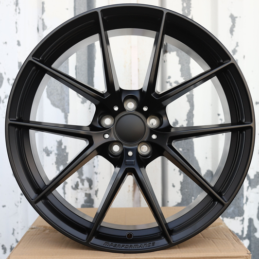 19" Satin Black 763M Style Wheels (5x112) Fits BMW G20 G30 M3 M4 X3 X5 3 4 5 Series