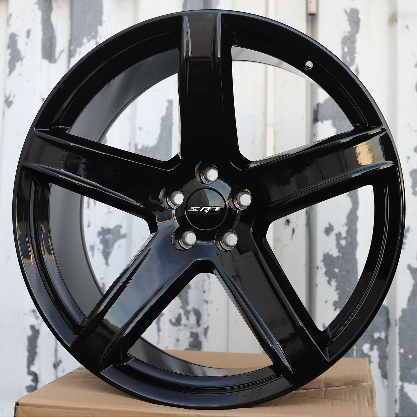22" HC2 Dodge Style Gloss Black (5x115) Wheels Fits Charger Challenger SRT Hellcat R/T Magnum