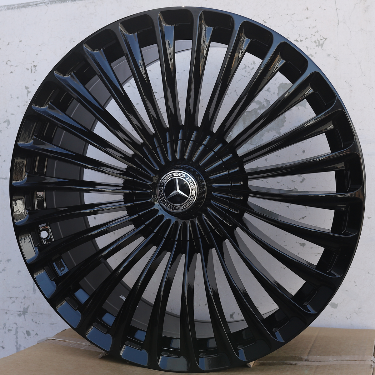 MB04 | Mercedes AMG 2025 Turbine Style Wheels | Gloss Black