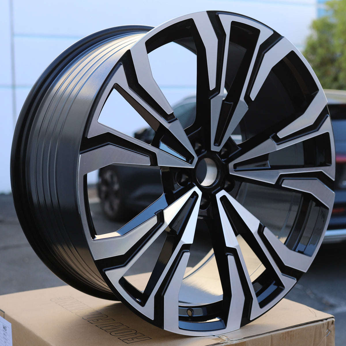 MS17 | 914M Style Wheels Fits BMW | Black Machined Face