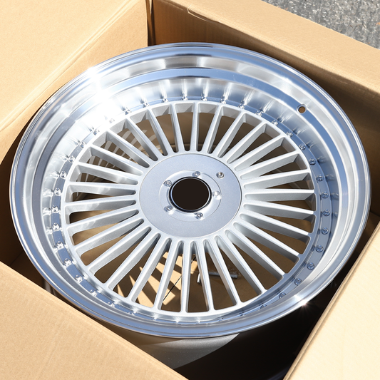 ALP-1 | Alpina Style Wheels | Silver Machined Lip