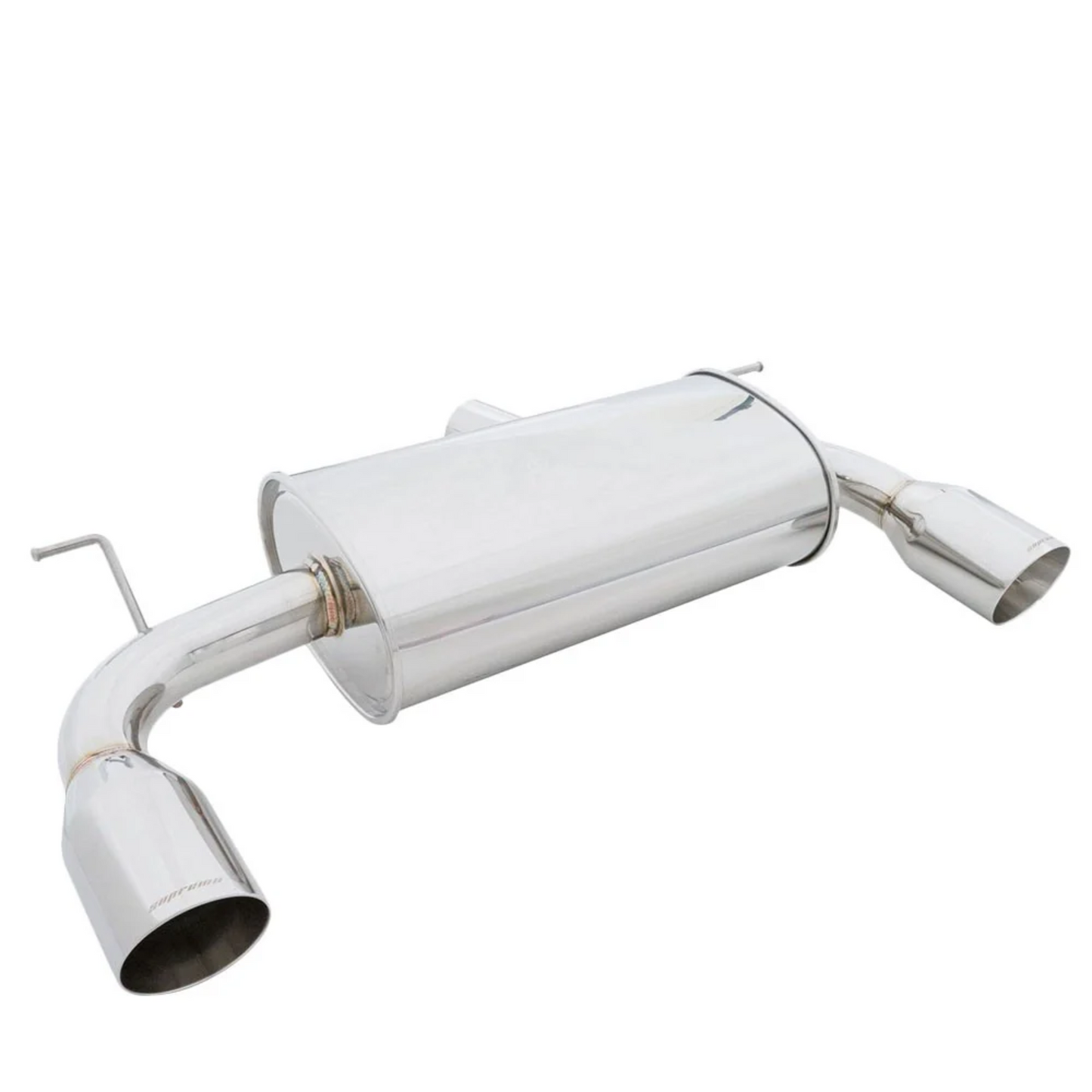 Megan Racing Supremo Axle Back Exhaust System Titanium Blue Tip for 12-15 BMW 335i F30 Sedan