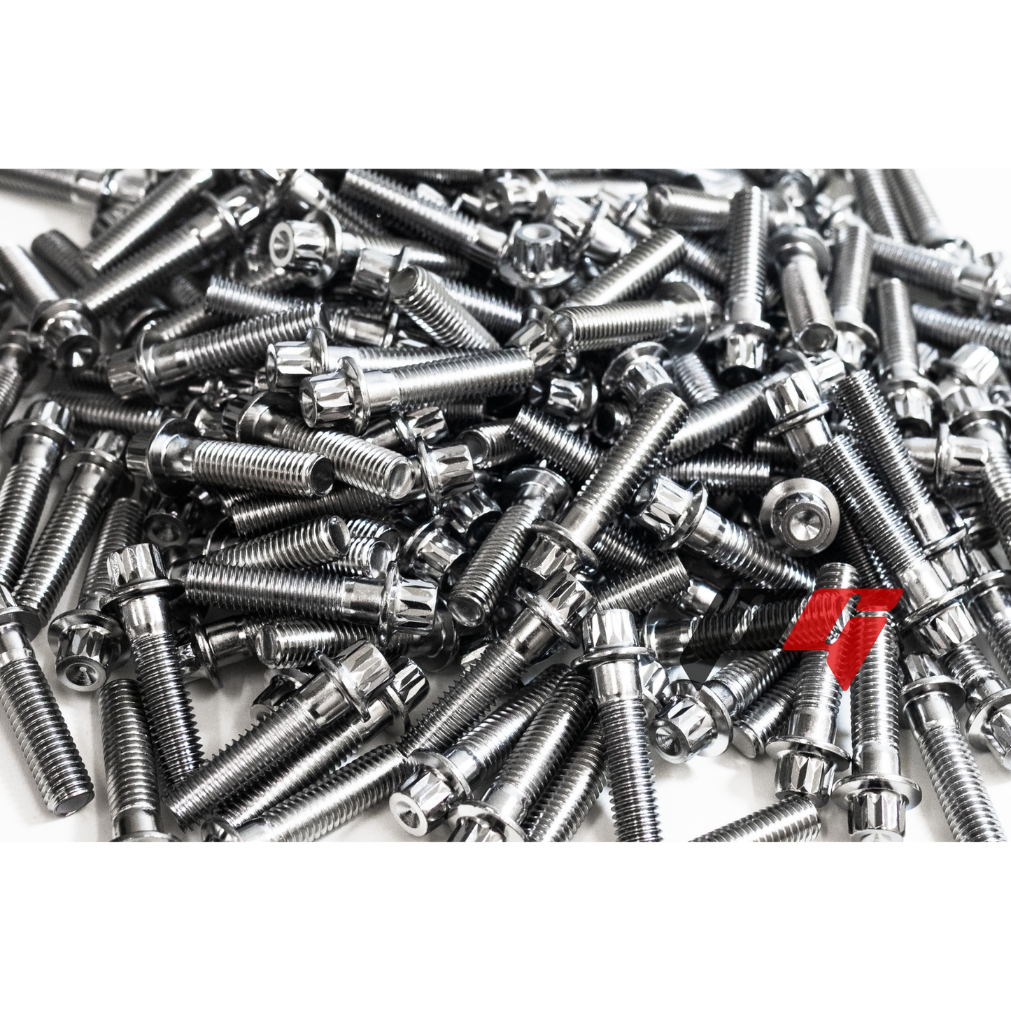160pcs M7x1x32 Chrome 12 Point Wheel Bolts & M7 Wheel Nuts for 2/3 Piece Wheels