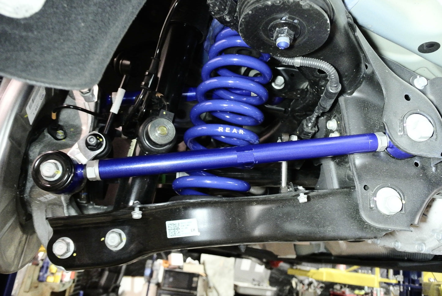 Megan Racing Adjustable Rear Toe Arm (Rear Lower, Polyurethane) for Kia Stinger (2018+)