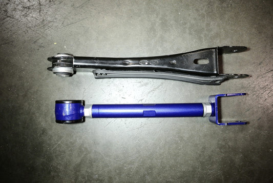 Megan Racing Adjustable Rear Trailing Arm (Front Lower, Polyurethane) for Kia Stinger (18-23)/ Genesis G70 (19+)