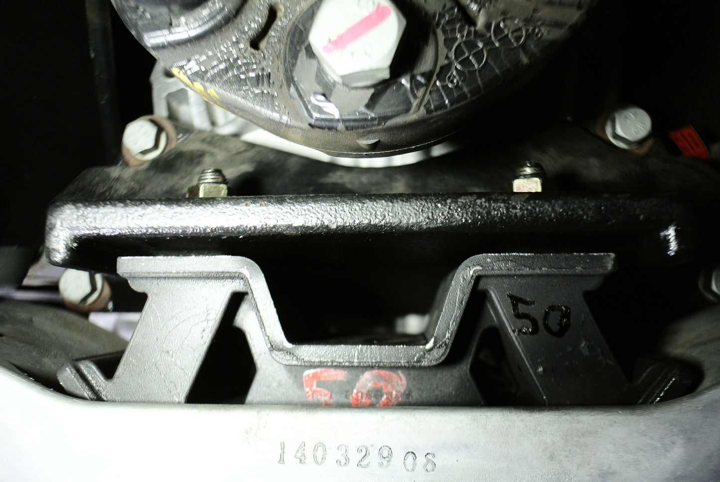 Megan Racing Hardened Rubber Automatic Transmission Mount (M10 stud-to-trans) for 12-16 Hyundai Genesis Coupe