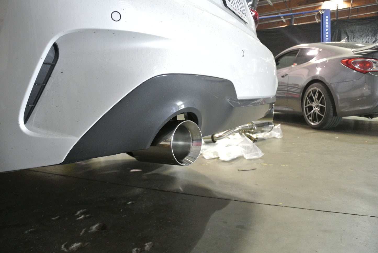 Megan Racing Supremo Axle Back Exhaust System Burnt Dual Tips For 19+ BMW 330i RWD 2.0L i4 Turbo (G20)
