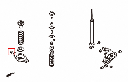 Megan Racing Rear Lower Spring Arm Inner Bushings for 03-09 Nissan 350Z/03-06 Infiniti G35