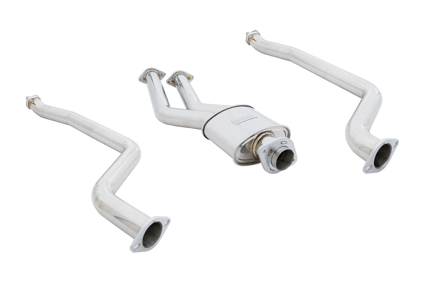 Megan Racing Supremo Exhaust System for 2011+ BMW E82 1M — Stainless Rolled Tips — MR-ABE-BE821M-SRT+M