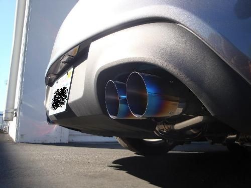 Megan Racing Turbo Type Cat-Back Exhaust System with Stainless Rolled Tips for 2009–2016 Hyundai Genesis Coupe 2.0L Turbo — MR-ABE-HG09-SRT + MIDPIPE-HG0920T