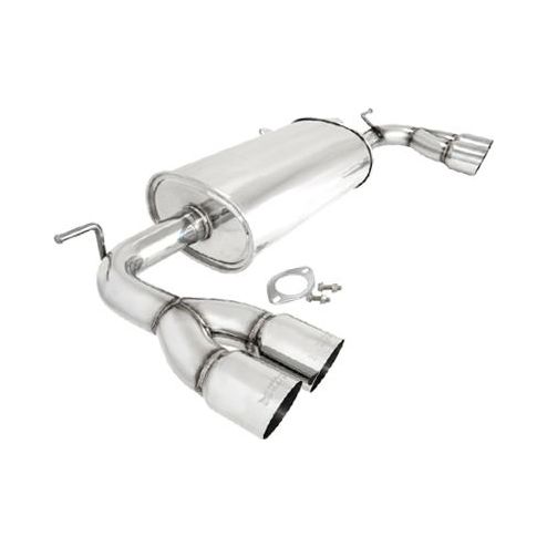 Megan Racing Turbo Type Cat-Back Exhaust System with Stainless Steel Tips for 2009–2016 Hyundai Genesis Coupe 2.0T — MR-ABE-HG09-SS+M