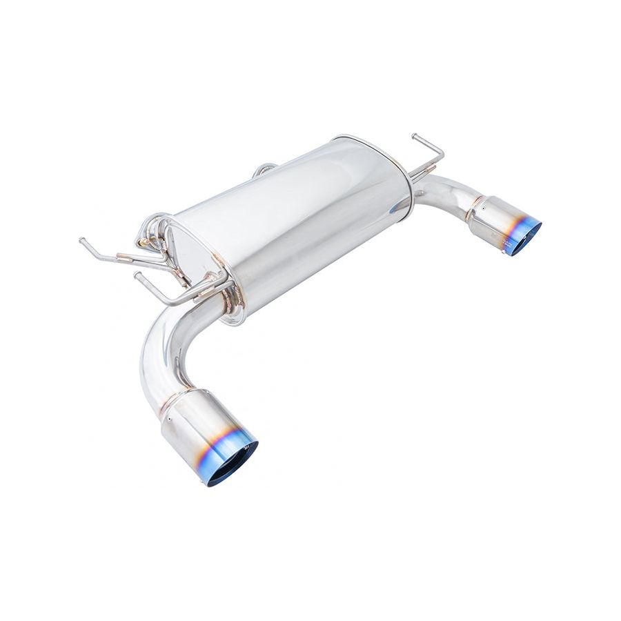 Megan Racing Axle-Back Exhaust System (Blue Titanium Tips) for 2008–2013 Infiniti G37 Coupe — MR-ABE-IG372D