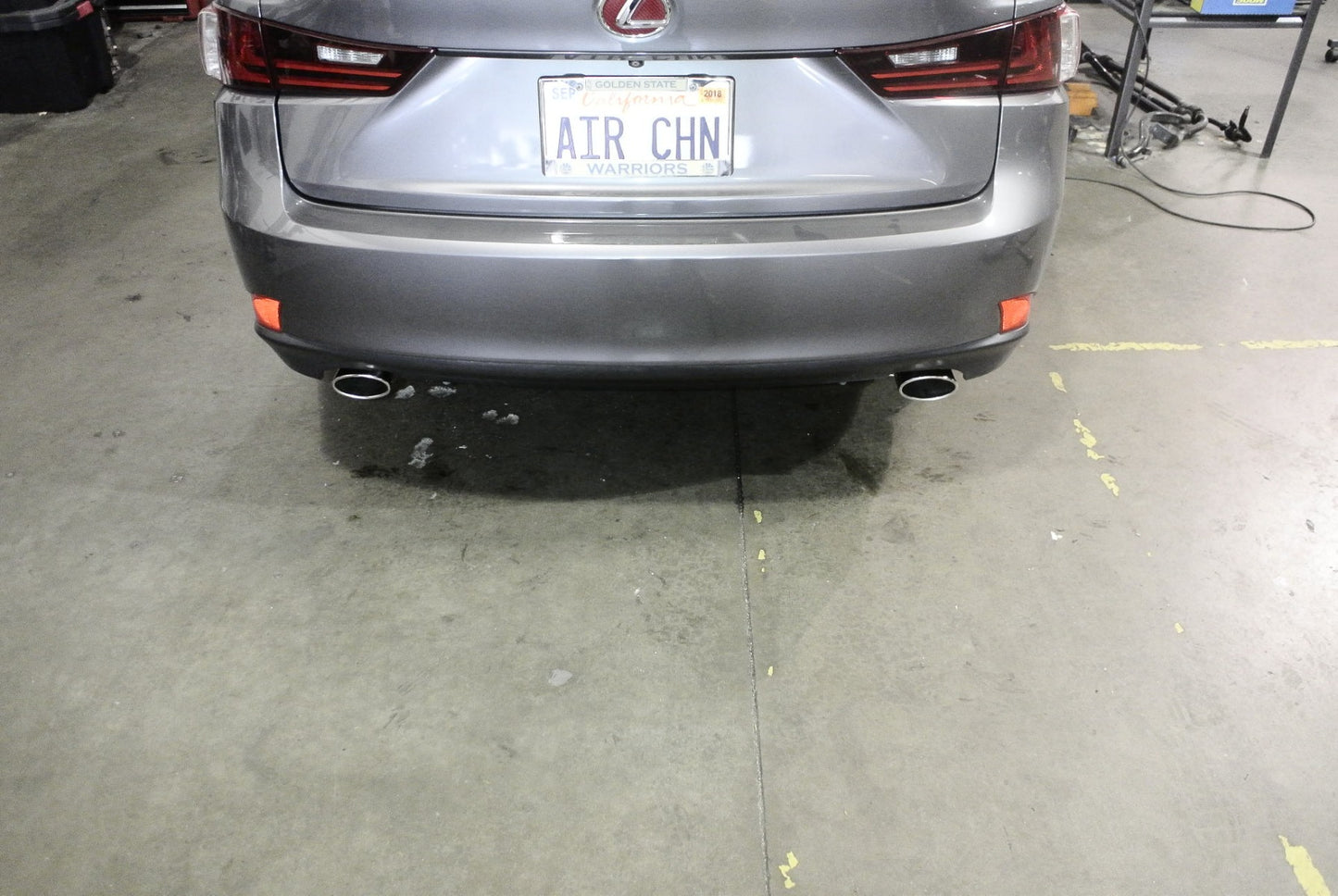 Megan Racing Exhaust System (Burnt Rolled Tip) for 2014+ Lexus IS250 (2.5L V6) — MR-ABE-LI14-VO