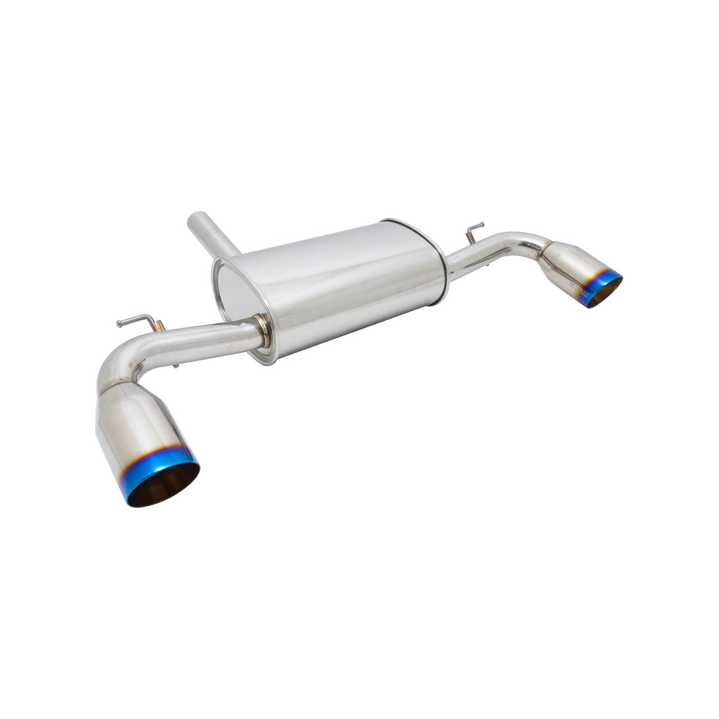 Megan Racing Axle-Back Exhaust System (Burnt Rolled Tips) for 2011–2016 Mini Countryman R60 — MR-ABE-MCC11-VO