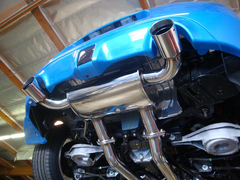 Megan Racing OE-RS Exhaust System for 2009–2020 Nissan 370Z - Stainless Steel Tips - MR-ABE-N7Z09-OE+M
