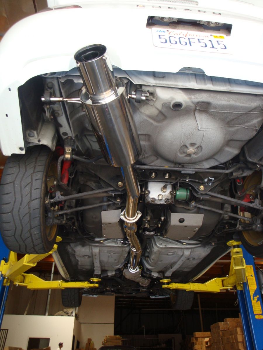 Megan Racing Turbo Type Cat-Back Exhaust System for 2002–2007 Subaru Impreza WRX — MR-CBS-A-V2