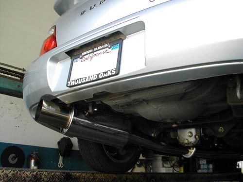 Megan Racing Turbo Type Cat-Back Exhaust System for 2002–2007 Subaru Impreza WRX — MR-CBS-A-V2