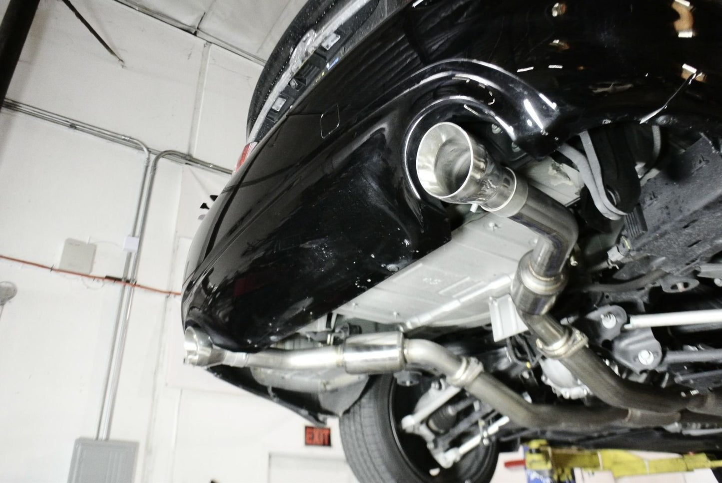 Megan Racing Cat-Back Exhaust System for 2016+ Infiniti Q50 3.0 Twin Turbo AWD/RWD (Excludes Non-Turbo Models) — MR-CBS-IQ14X-R + MR-CBS-IQ14X-M
