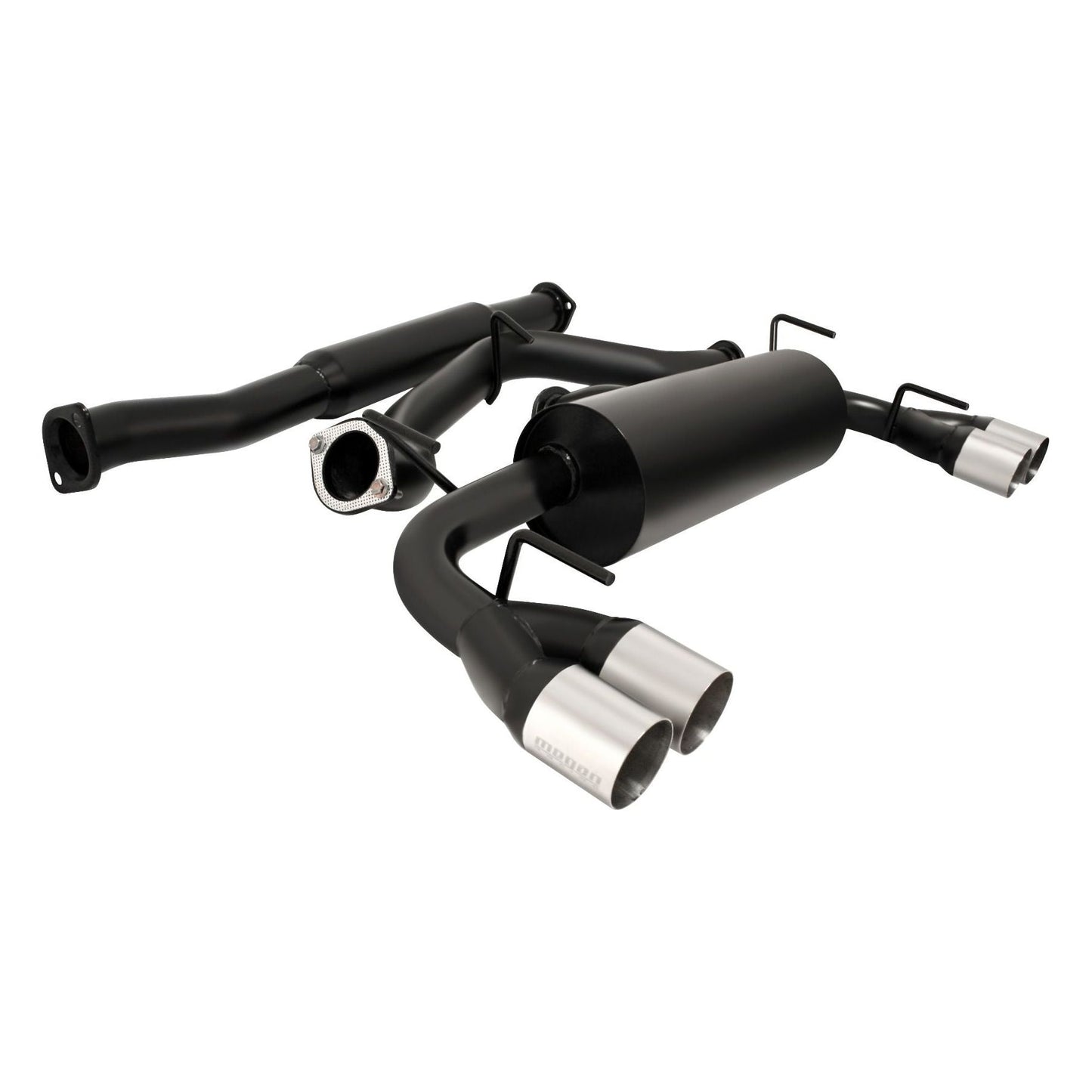 Megan Racing Black Series Cat-Back Exhaust System for 2008–2014 Subaru Impreza WRX/STI Hatchback — MR-CBS-SI08ST-OEB