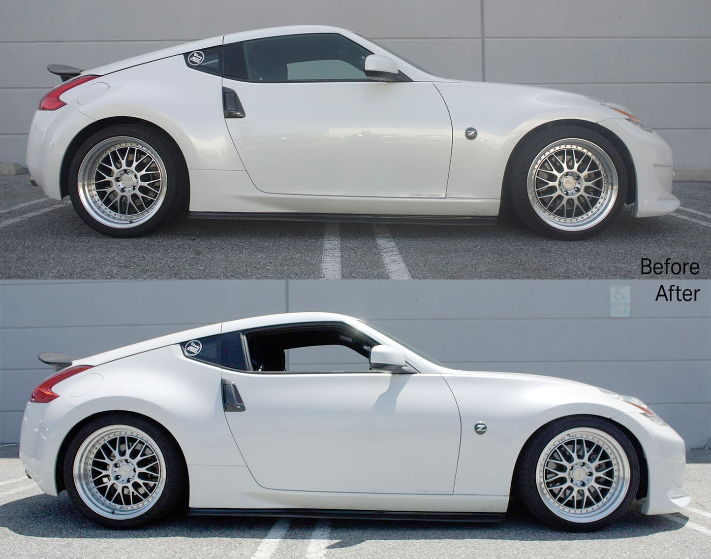 Megan Racing EZ II Series Coilovers for 2009–2016 Nissan 370Z Z34 – Adjustable Suspension Kit
