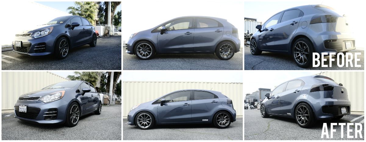 Megan Racing Lowering Springs for 2012-2017 Kia Rio (5dr, Torsion Beam Only)