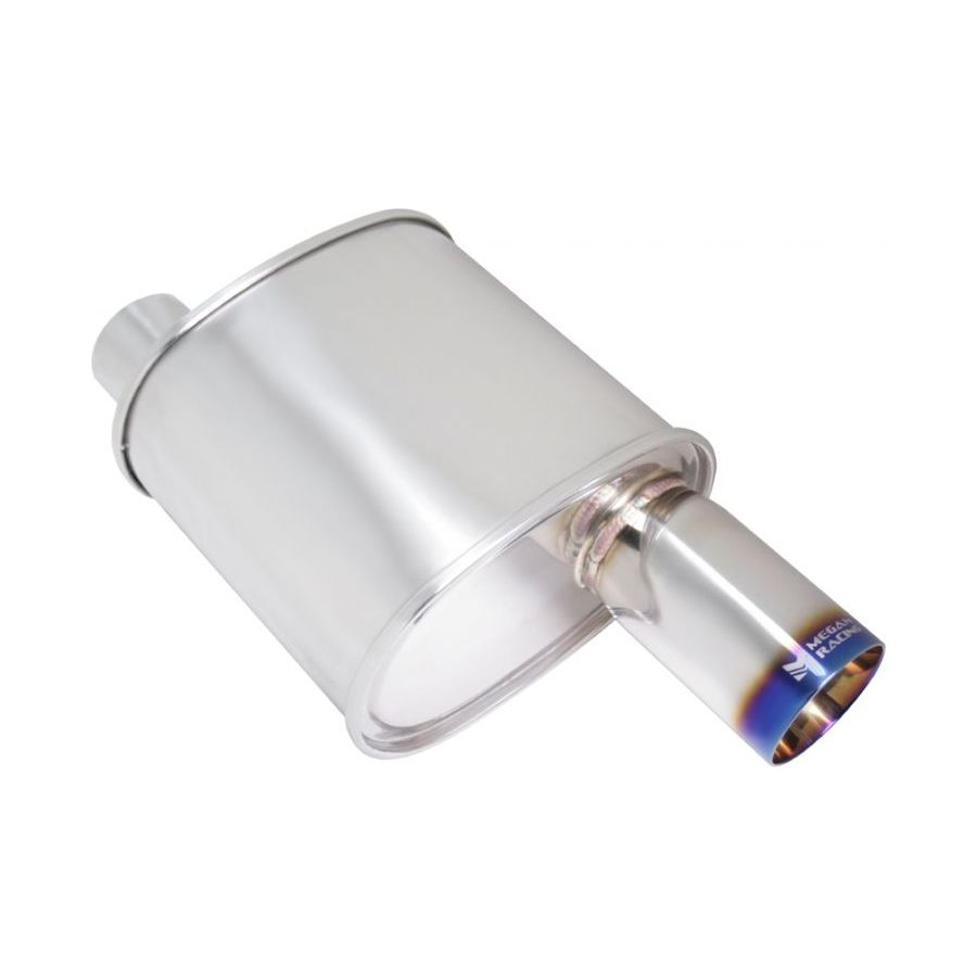 Megan Racing Universal Exhaust F-RT Turbo Burnt Tip Muffler - MR-MU-FRT-T-VO