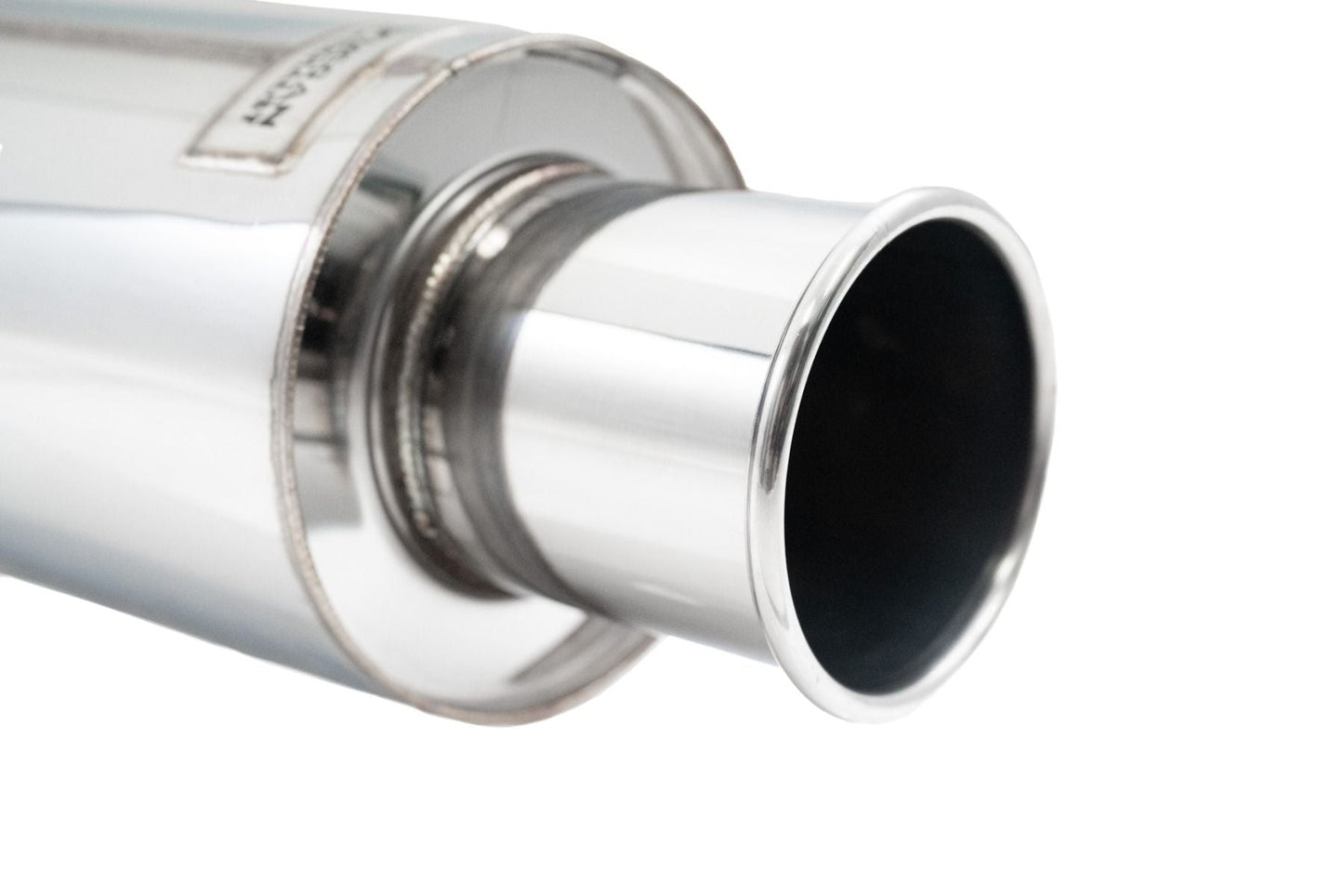 Megan Racing Universal 3" Inlet Weld-On Exhaust Muffler w/Straight Rolled Tip