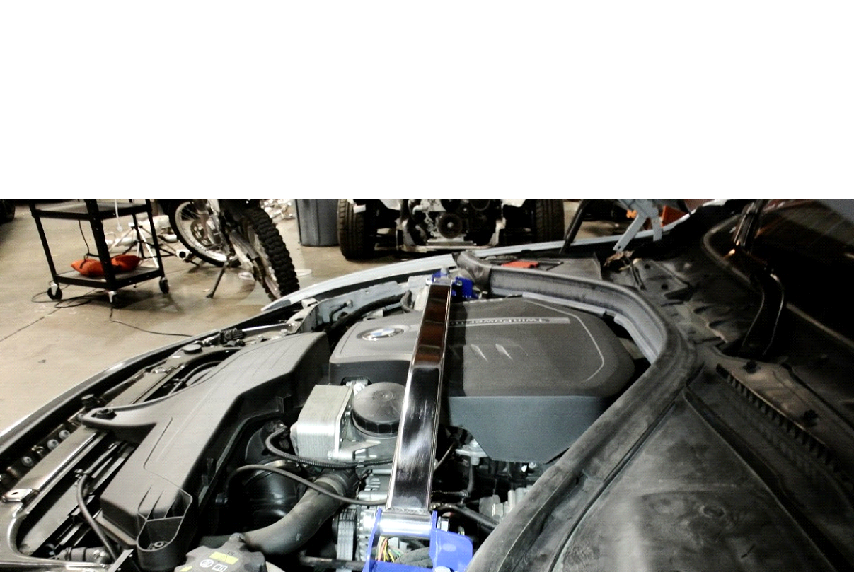 Megan Racing Race Spec Front Upper Strut Tower Bar for 12-19 BMW 3-Series F30/F31 Wagon