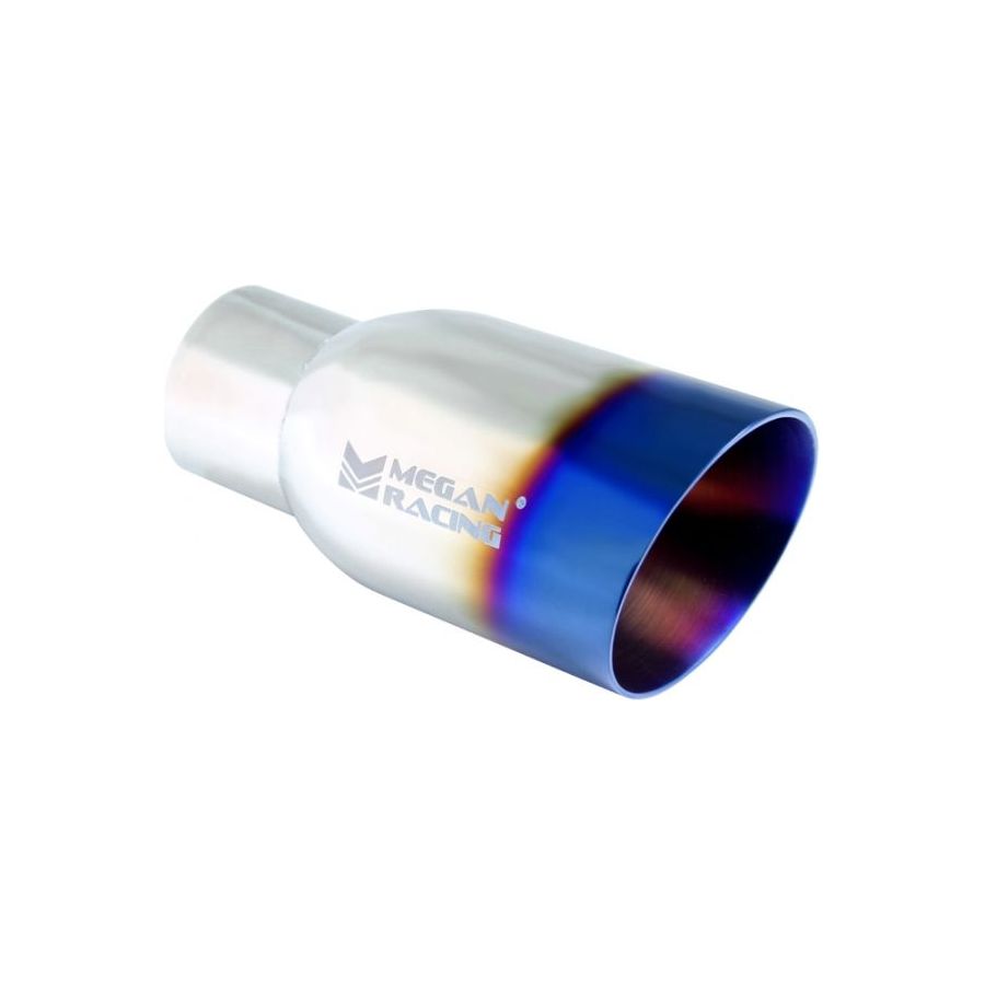 Megan Racing Universal Burnt Roll 3.5-Inch Tip (2.5-Inch Piping)