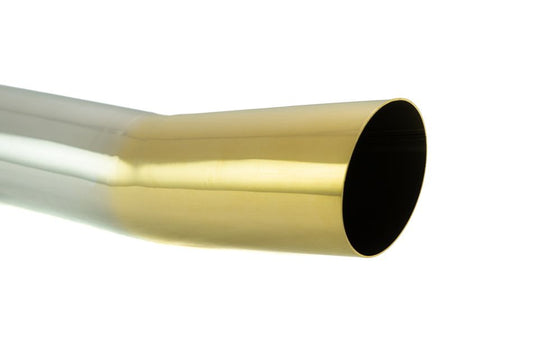 Megan Racing (Metallic/Burnt Gold Angled Tip) 3" to 4" VIP Exhaust Blast Tube Muffler Tip