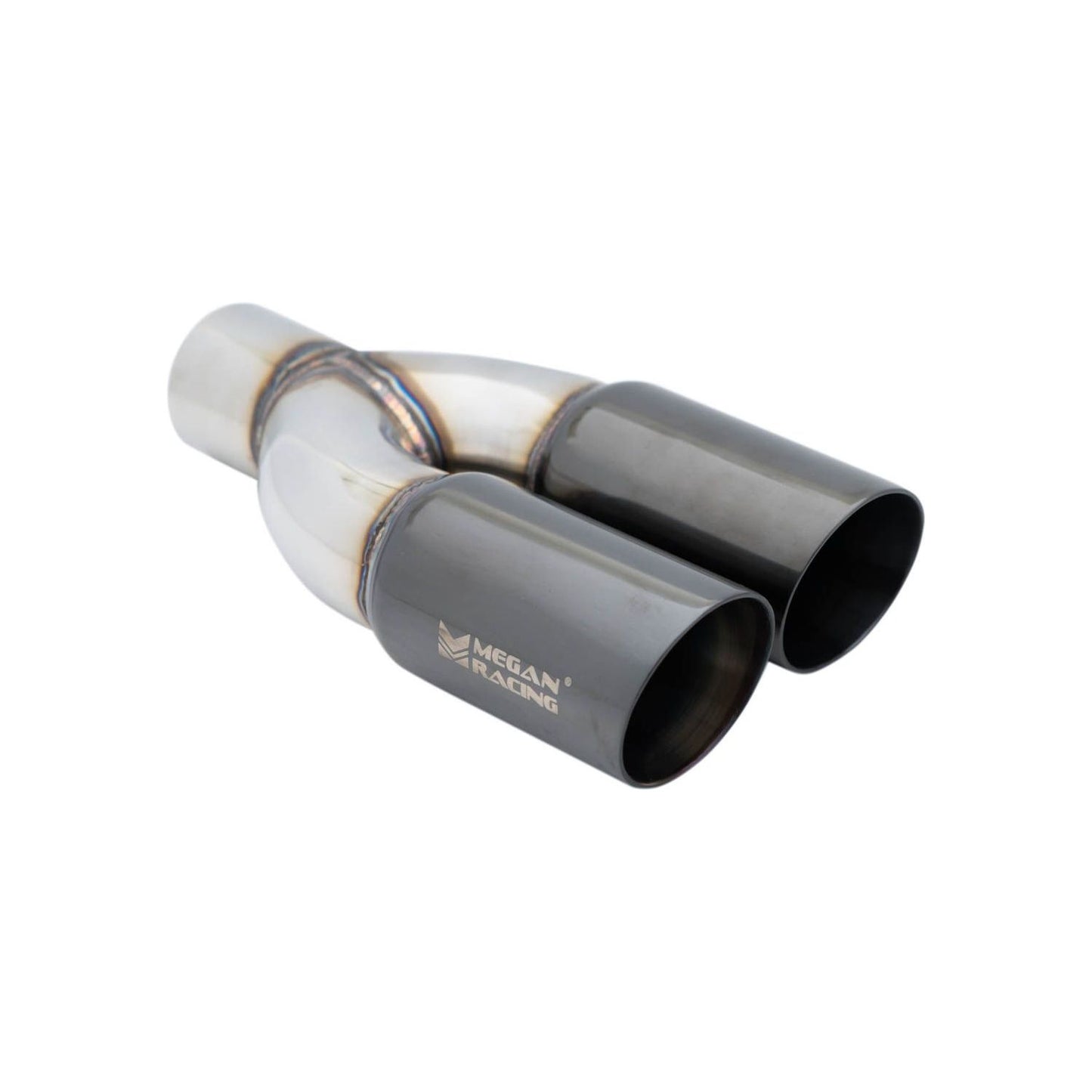 Megan Racing Universal Twin Black Chrome 3" Tips - Passenger Side
